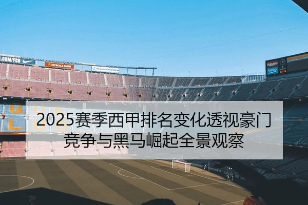 2025赛季西甲排名变化透视豪门竞争与黑马崛起全景观察